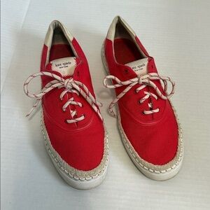 Kate Spade New York - Women's Boat Party Espadrille Sneakers - Coral Rose - 10